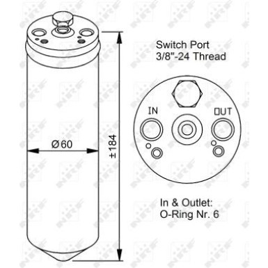 NRF Trockner, Klimaanlage EASY FIT 33028