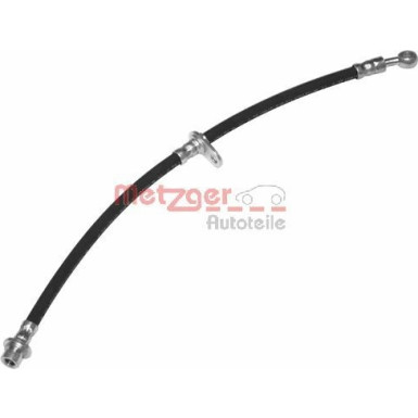 2 x METZGER Bremsschlauch | 4115187