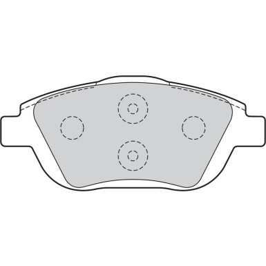 Valeo Bremsbelagsatz, Scheibenbremse ESSENTIAL 302218