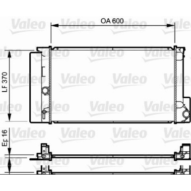 Valeo | Kühler, Motorkühlung | 735250