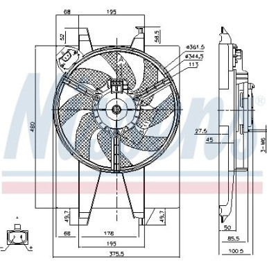 85767 Lüfter, Motorkühlung