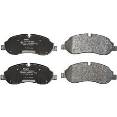 Delphi Bremsbelagsatz, Scheibenbremse LP3136