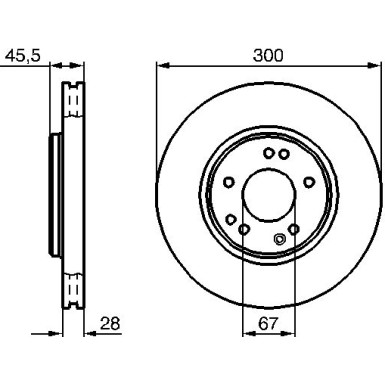 BOSCH | Bremsscheibe | 0 986 478 526