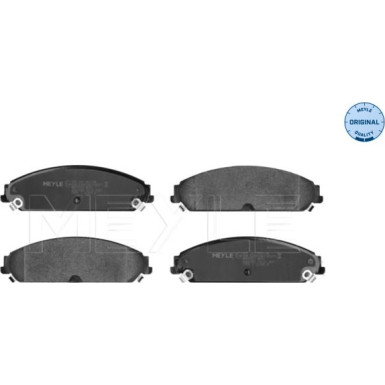 025 241 6417/W Bremsbelagsatz, Scheibenbremse MEYLE-ORIGINAL: True to OE.