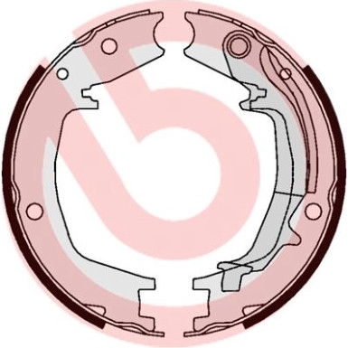 Brembo Bremsbackensatz, Feststellbremse ESSENTIAL LINE S 30 527