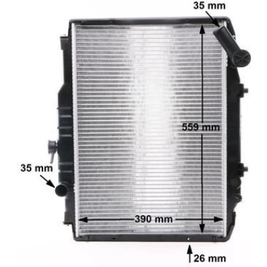 Mahle | Kühler, Motorkühlung | CR 141 000S Mahle | Kühler, Motorkühlung | CR 141 000S