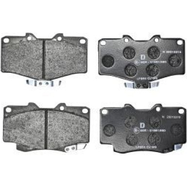 Delphi Bremsbelagsatz, Scheibenbremse LP854