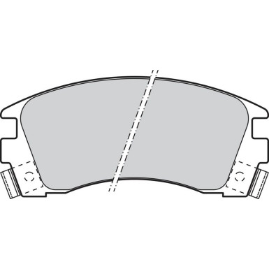 Valeo | Bremsbelagsatz, Scheibenbremse | 302070