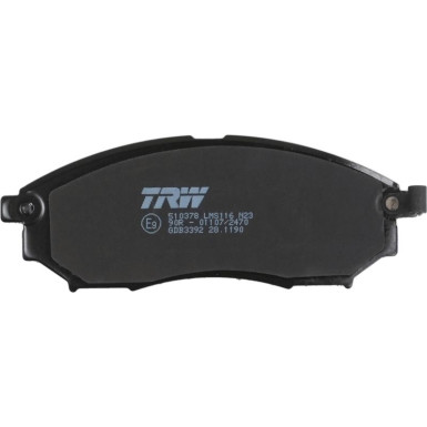 TRW Bremsbelagsatz, Scheibenbremse COTEC GDB3392