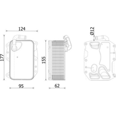 CLC 279 000S Ölkühler, Motoröl BEHR CLC 279 000S Ölkühler, Motoröl BEHR