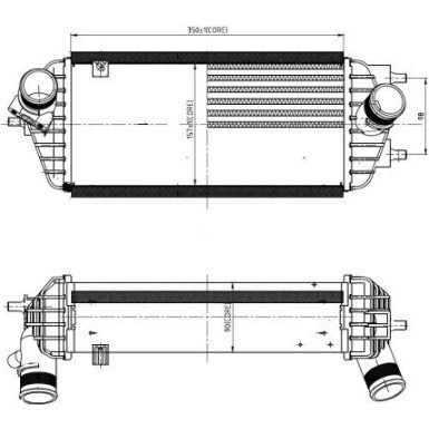 309053 Ladeluftkühler 309053 Ladeluftkühler