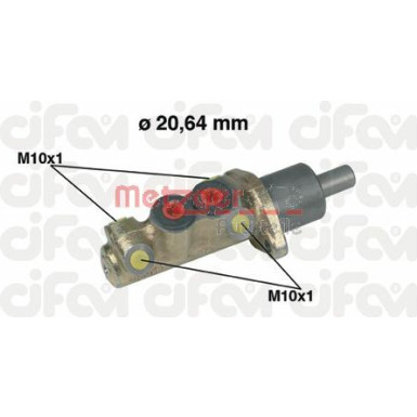 Metzger Hauptbremszylinder CIFAM 202-039