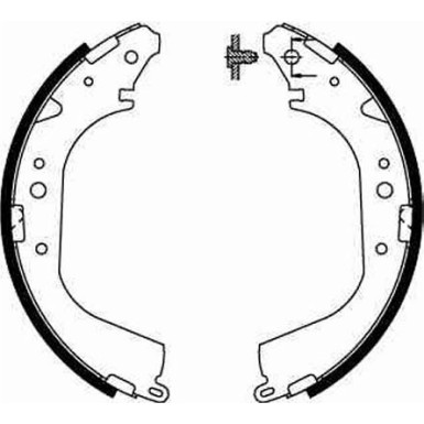 TRW | Bremsbackensatz | GS8502
