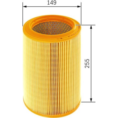 BOSCH 1 457 433 329 Luftfilter BOSCH 1 457 433 329 Luftfilter