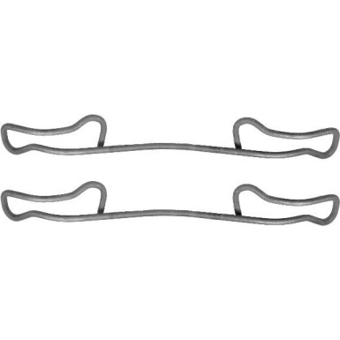 Hella | Zubehörsatz, Bremssattel | 8DZ 355 201-241