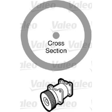 Valeo | Dichtung, Kühlmittelrohrleitung | 509175
