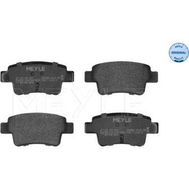 Meyle Bremsbelagsatz, Scheibenbremse MEYLE-ORIGINAL: True to OE 025 243 4917