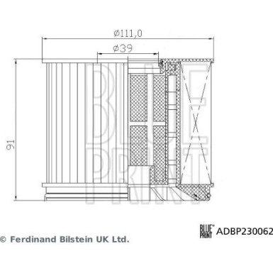 Blue Print | Kraftstofffilter | ADBP230062