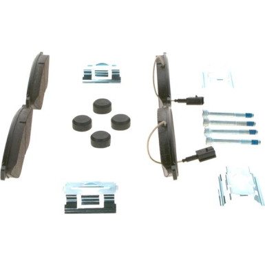 BOSCH | Bremsbelagsatz, Scheibenbremse | 0 986 494 591