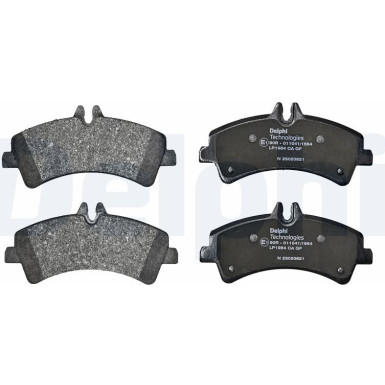 Delphi | Bremsbelagsatz, Scheibenbremse | LP1984 Delphi | Bremsbelagsatz, Scheibenbremse | LP1984