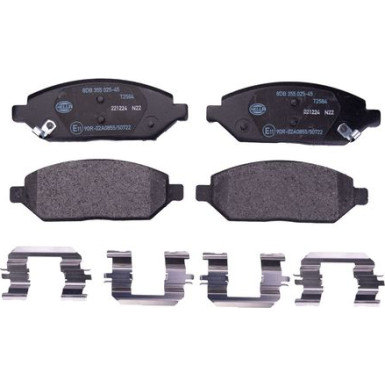 Hella Pagid | Bremsbelagsatz, Scheibenbremse | 8DB 355 025-451