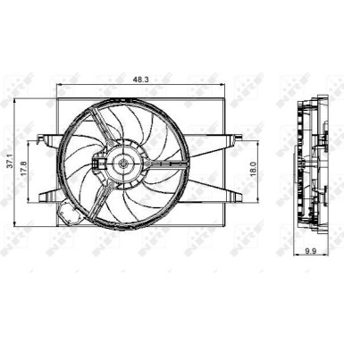 47006 Lüfter, Motorkühlung