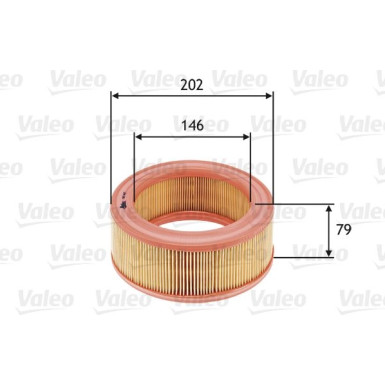 Valeo | Luftfilter | 585642
