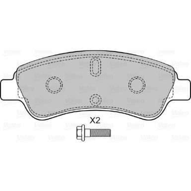 598464 Bremsbelagsatz, Scheibenbremse