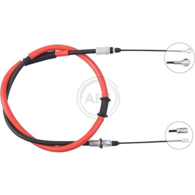 2 x A.B.S. Seilzug, Feststellbremse | K17594 2 x A.B.S. Seilzug, Feststellbremse | K17594