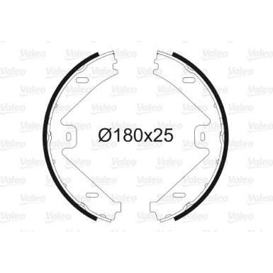 564182 Bremsbackensatz, Feststellbremse