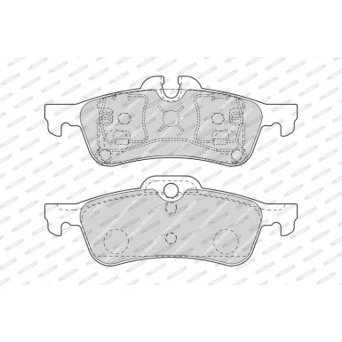 Ferodo Bremsbelagsatz, Scheibenbremse PREMIER ECO FRICTION FDB1676