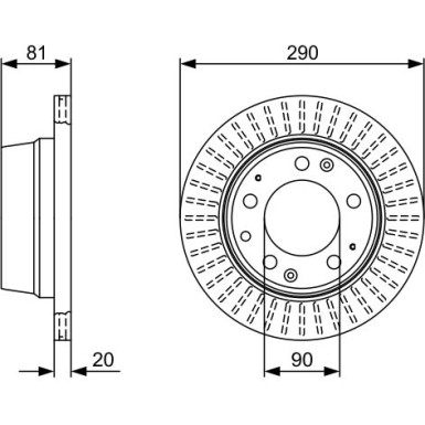 0 986 478 098 Bremsscheibe