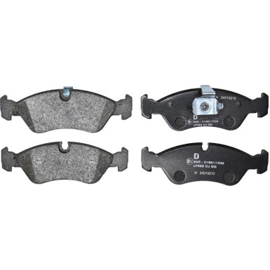 Delphi | Bremsbelagsatz, Scheibenbremse | LP585