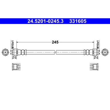 24.5201-0245.3 Bremsschlauch