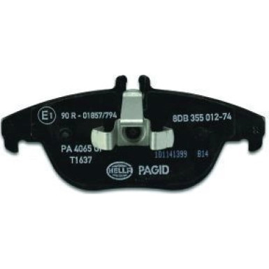Hella Pagid | Bremsbelagsatz, Scheibenbremse | 8DB 355 012-741