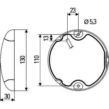 Hella | Rückfahrleuchte | 2ZR 959 820-601