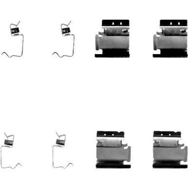 8DZ 355 202-661 Zubehörsatz, Scheibenbremsbelag