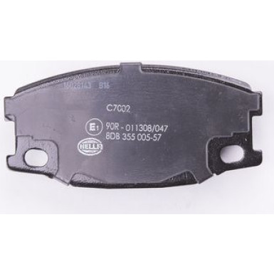 Hella | Bremsbelagsatz, Scheibenbremse | 8DB 355 005-571