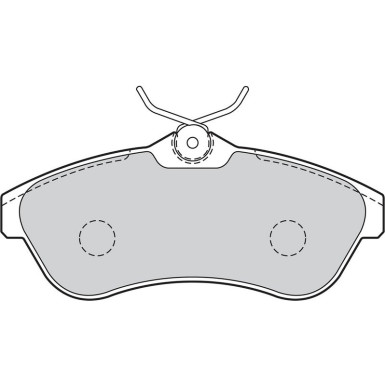 Valeo | Bremsbelagsatz, Scheibenbremse | 302032