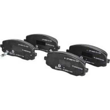 Delphi Bremsbelagsatz, Scheibenbremse LP1933