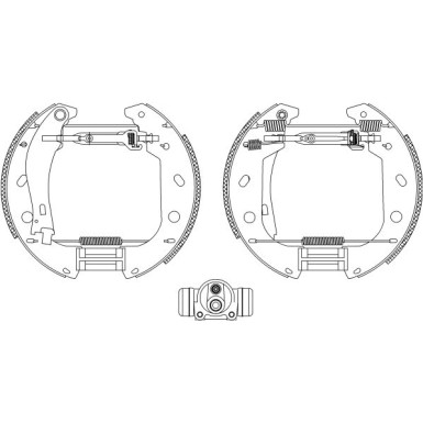 Hella | Bremsbackensatz | 8DB 355 004-471