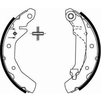 GS8645 Bremsbackensatz