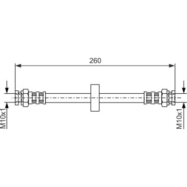 BOSCH | Bremsschlauch | 1 987 476 092