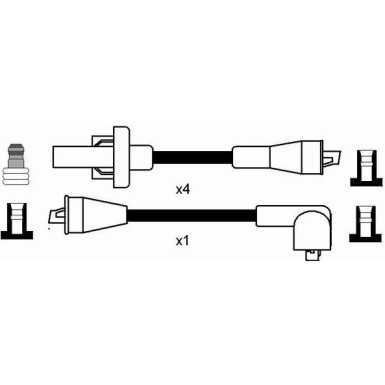 2587 Zündleitungssatz