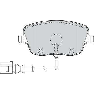 Valeo Bremsbelagsatz, Scheibenbremse ESSENTIAL 301720