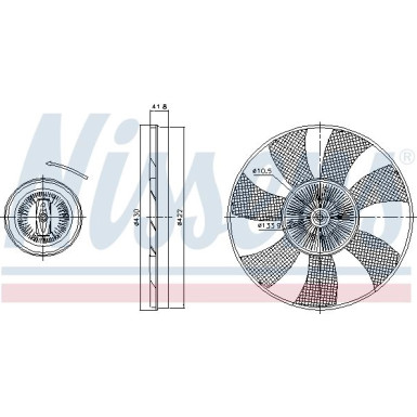 86217 Kupplung, Kühlerlüfter 86217 Kupplung, Kühlerlüfter
