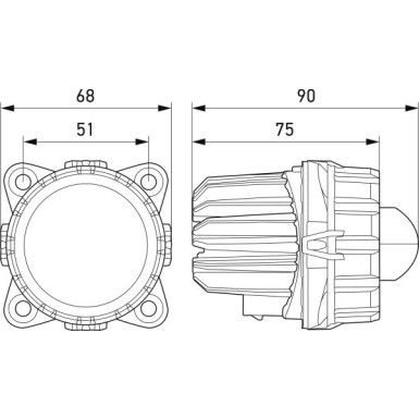 Hella | Fernscheinwerfer | 1KL 998 670-031