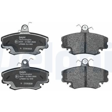 LP885 Bremsbelagsatz, Scheibenfeststellbremse