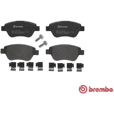 Brembo | Bremsbelagsatz, Scheibenbremse | P 23 099