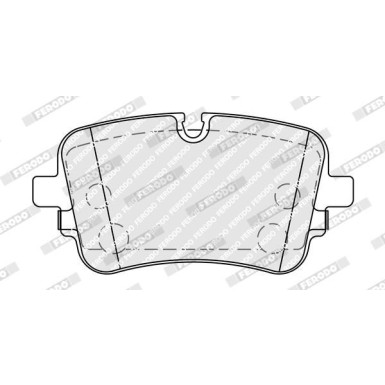 Ferodo | Bremsbelagsatz, Scheibenbremse | FDB5367 Ferodo | Bremsbelagsatz, Scheibenbremse | FDB5367